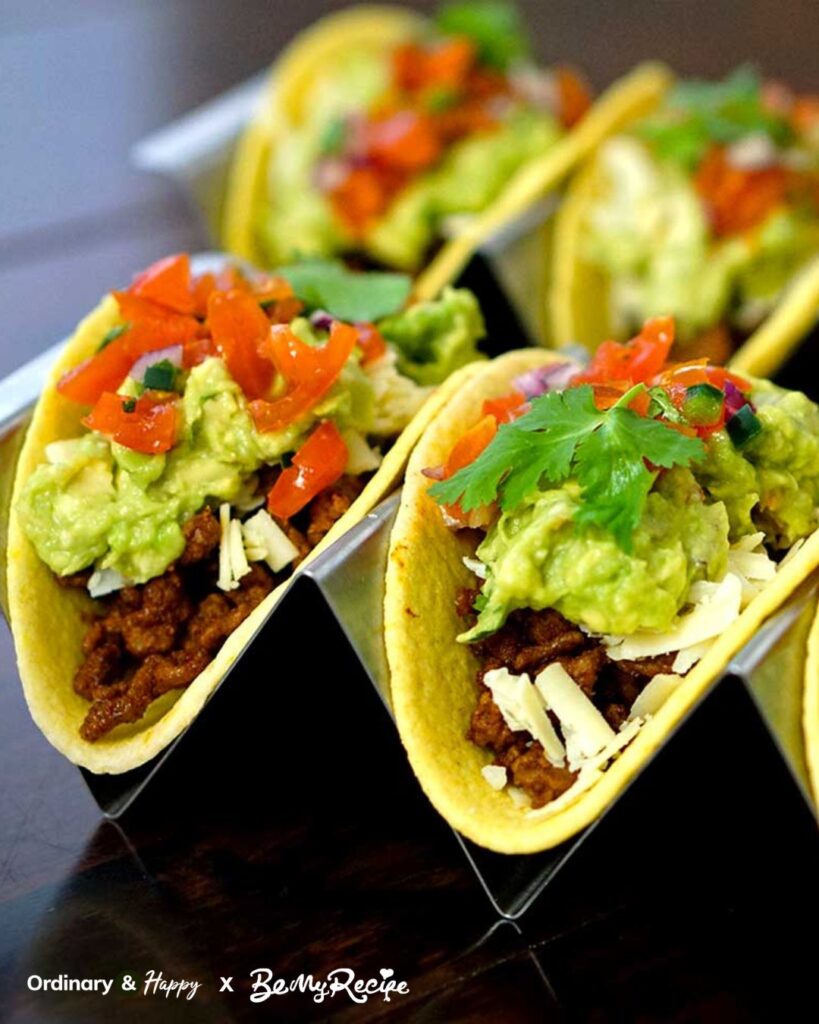 Ground beef tacos.
