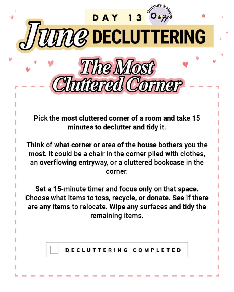 June decluttering day 13