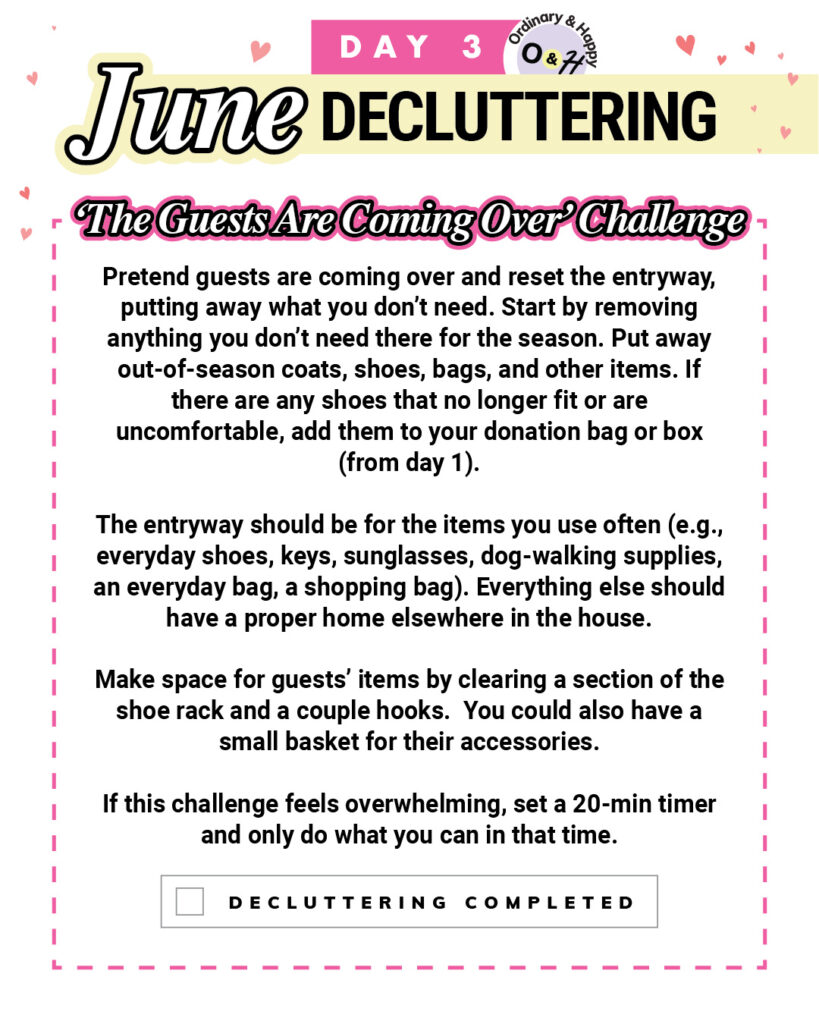 June Decluttering Day 3