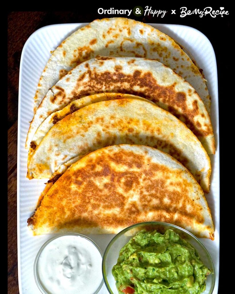 Ground beef quesadillas